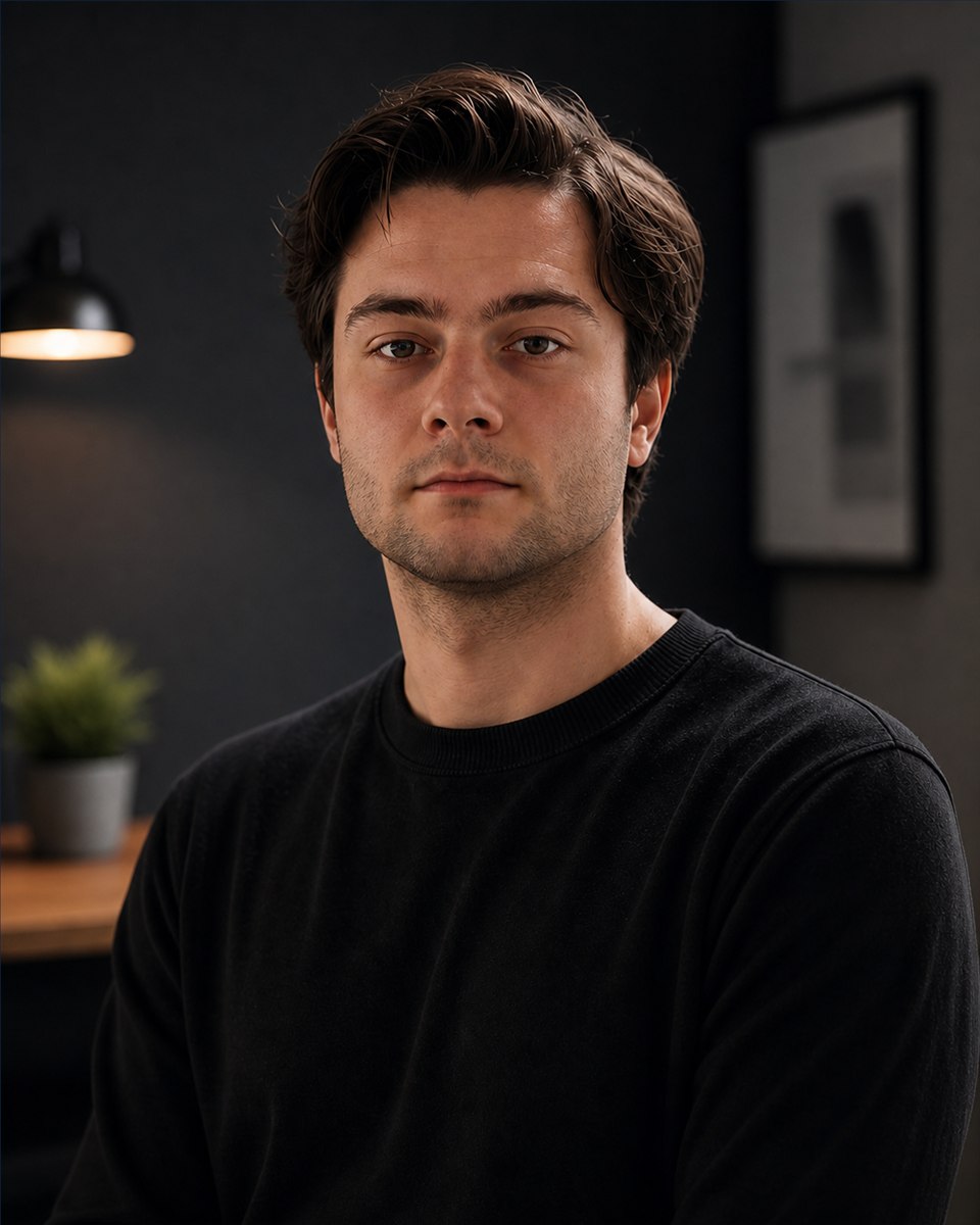 Mit KI erstelltes Porträt von Mika Böhm